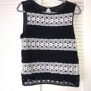 Ann Taylor Lace Tank Top